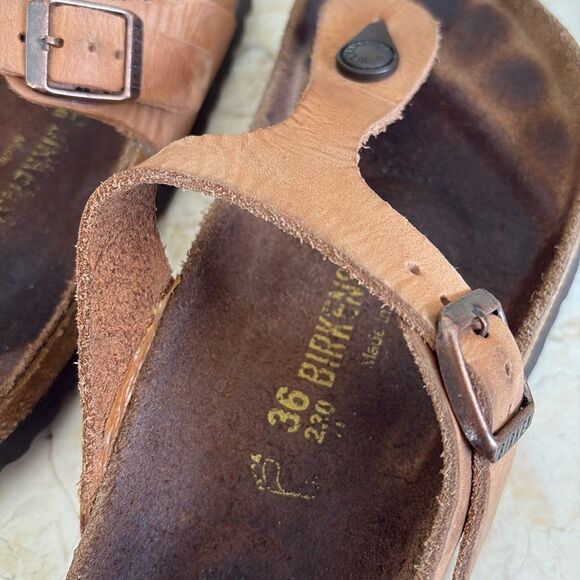 Birkenstock Birko-Flor Gizeh Ginger Brown - Picture 7 of 13